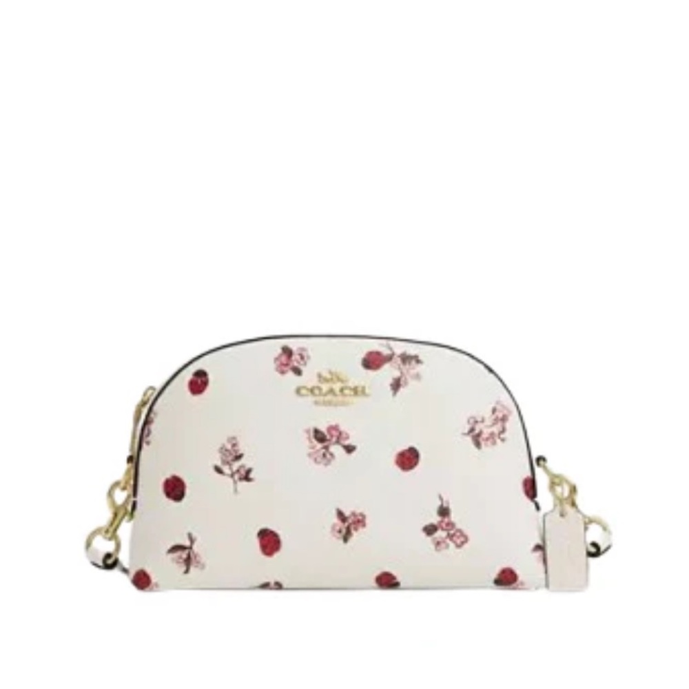 COACH Madi Crossbody with Ladybug 🐞 Floral Cherry Print Japan Exclusive